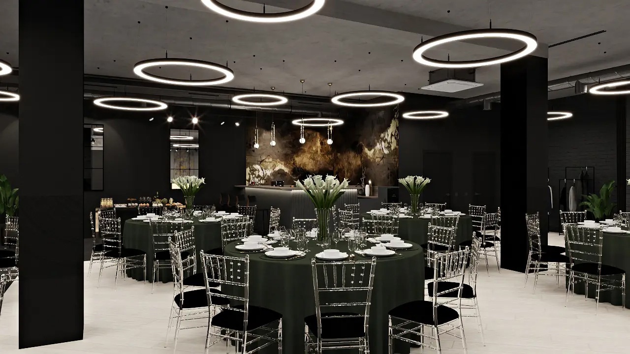 Фотография 8 площадки ALLE HALL на Арме: просторный зал со сценой, 170 м²