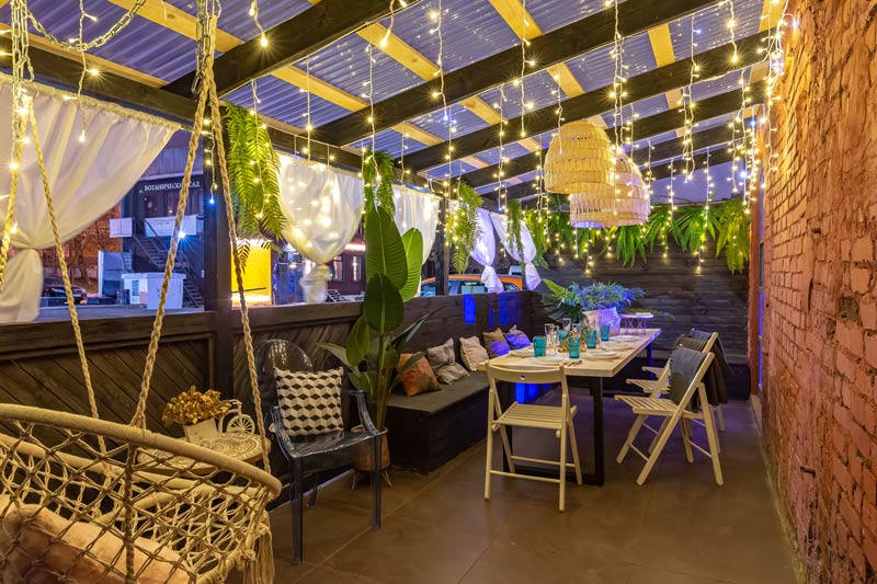 Фотография 4 площадки Лофт с верандой и караоке